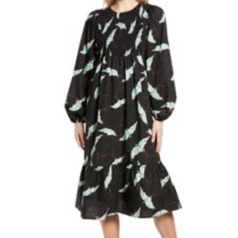 Never Fully Dressed NWT size‎ 6 Black swallows Midaxi dress